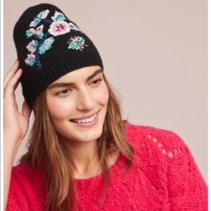 Anthropologie x Danielle Kroll beanie hat NWT